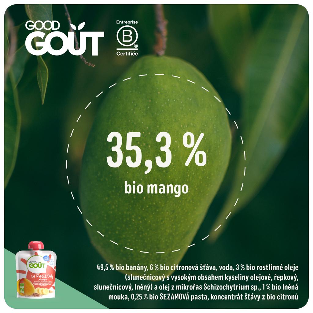 Good Gout Mangová snídaně 6x (70 g)