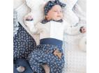 Dojčenské bavlnené polodupačky Nicol Sonia Modrá 74 (6-9m)