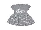 Dojčenské letné šaty Koala Love Summer grey Sivá 62 (3-6m)