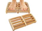 Tradičný drevený masážny valček na nohy 2x5