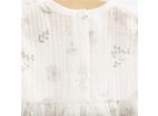 Dojčenské mušelínové šaty New Baby Zoe Biela 56 (0-3m)
