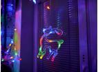 LED svetlá sobí záclona 2,5 m 138LED viacfarebné