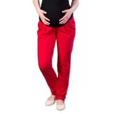Tehotenské nohavice/tepláky Gregx, Awan s vreckami - červené, XS (32-34)