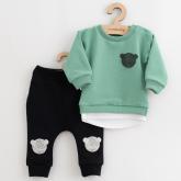 Dojčenská súprava tričko a tepláčky New Baby Brave Bear ABS zelená Zelená 68 (4-6m)