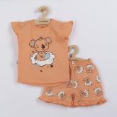 Detské letné pyžamko New Baby Dream lososové Podľa obrázku 92 (18-24m)