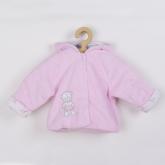 Zimný kabátik New Baby Nice Bear ružový Ružová 56 (0-3m)