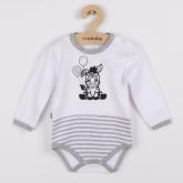 Dojčenské bavlnené body New Baby Zebra exclusive Biela 86 (12-18m)
