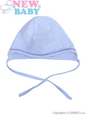 Dojčenská čiapočka New Baby modrá Modrá 56 (0-3m)