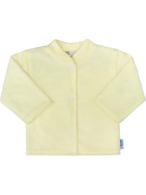 Dojčenský froté kabátik New Baby svetlo žltý Žltá 62 (3-6m)