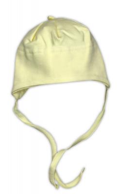 Bavlnená čiapočka NICOL - žltá, vel. 68, 68 (3-6m)