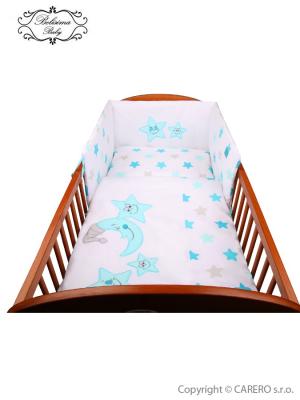 3-dielne posteľné obliečky Belisima Veselé Hviezdičky 100/135 modré