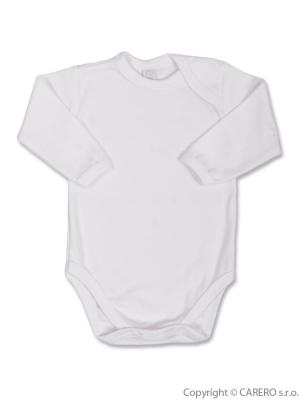Dojčenské body s dlhým rukávom Bobas Fashion biele Biela 80 (9-12m)