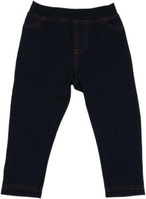 Mamatti Bavlnené jednofarebné legíny - jeans, veľ. 92, 92 (18-24m)